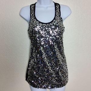 Body Central Sequined Tank, Small